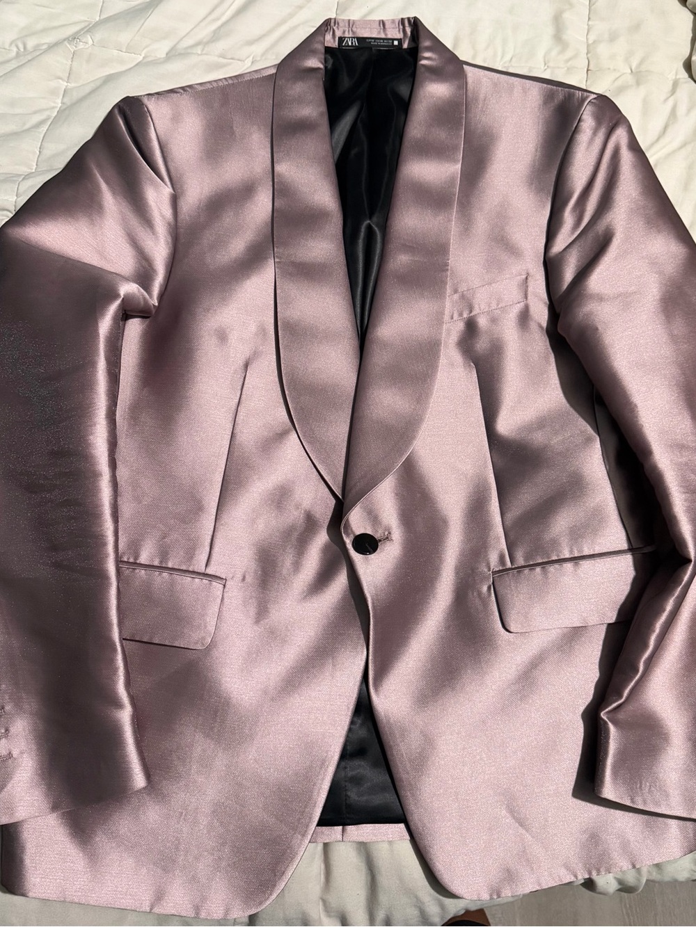Blazer in Mauve Pink// Zara